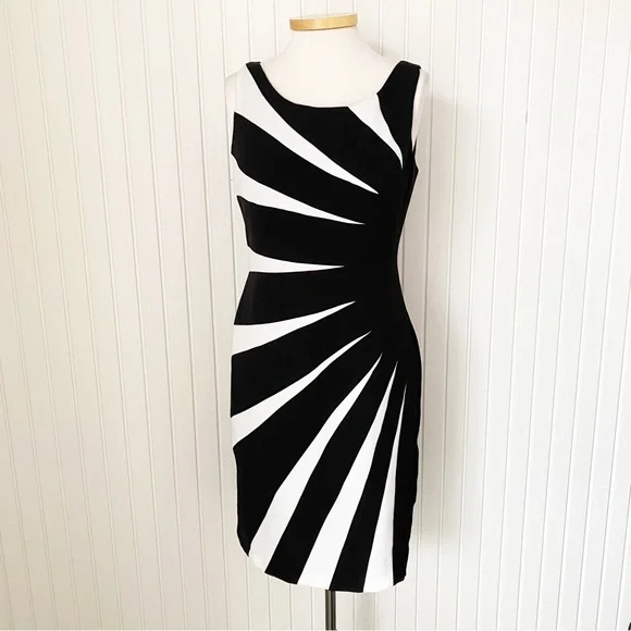 Adrianna Papell | Dresses | Adrianna Papell Black White Unique Sunburst Dress Size 6 | Poshmark Adrianna Papell | Dresses | Adrianna Papell Black White Unique Sunburst Dress Size 6 | Poshmark